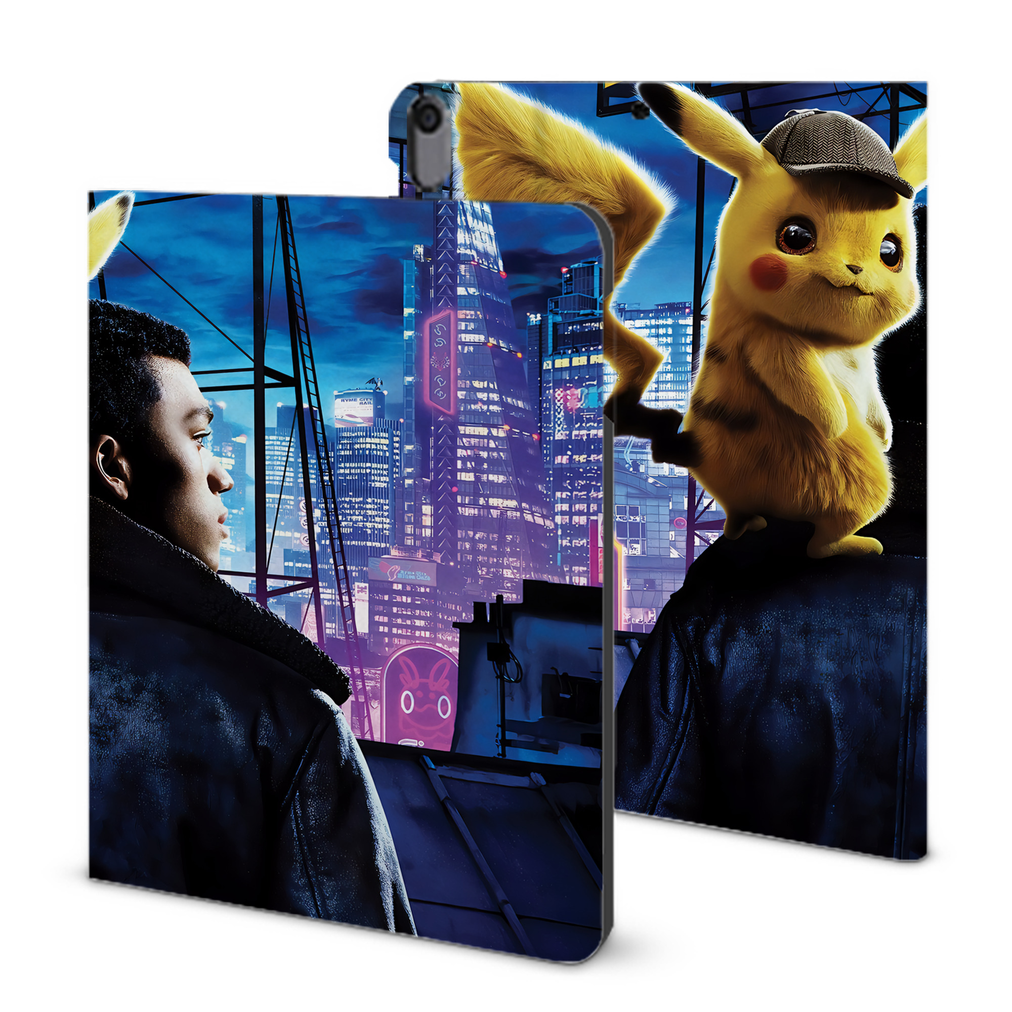（画像用） ポケットモンスター Pokémon IPad ケース ブック型 PUレザー TPU 耐衝撃 軽量 薄型 ペン収納なし 全面保護 IPad 各モデル対応